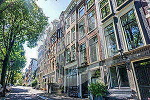 Canal houses, Reguliersgracht, Amsterdam, Holland