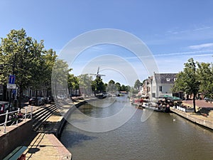 Canal Klein Diep in Dokkum