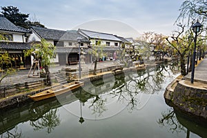 Canal of Kurashiki the ancient town of Okayama