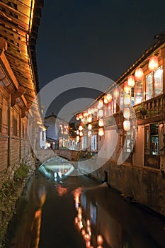 Canal in Lijiang photo