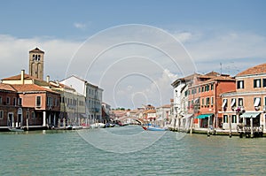 Canal through Murano, Venice