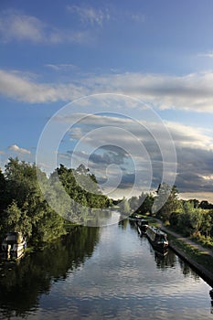 Canal and narrow boats