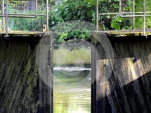 Canal and old water lock