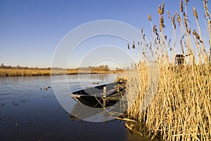 The canal Oude Zederik near Ameide