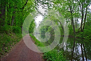 Canal and Path, New Hope, Pennsylvania