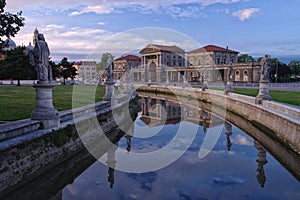 Canal of Prato della Valle square, Padua, Italy