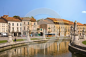 Canal public square Prato della Valle in Padua photo