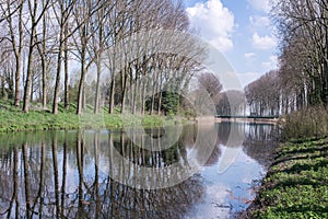 Canal with reflections