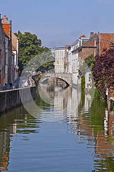 Canal scene in Bruge photo