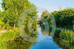 Canal Somerset England Uk Bridgwater and Taunton