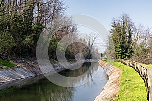 Canal Villoresi in Brianza (Italy) photo
