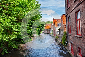 Canals of Brugge, Belgium