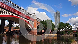 Canals in Manchester, UK photo