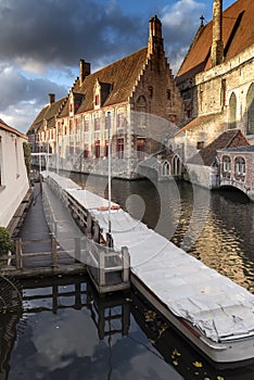 Canalside houses Bruges