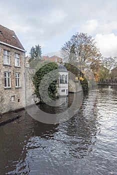 Canalside houses Bruges