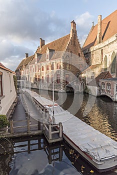 Canalside houses Bruges