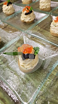 Canapes food bitesize