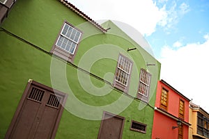 Canarian houses photo