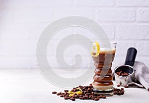 Canarian laired barraquito coffee photo