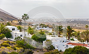 Canarian Nazaret village, Lanzarote island, Spain