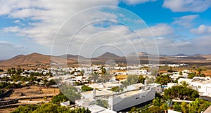 Canarian Nazaret village, Lanzarote island, Spain