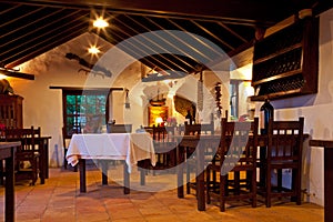 Canarian Rural Restaurant Interior photo