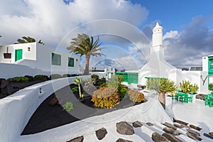 Canarian style buildings al Campesino Lanzarote photo