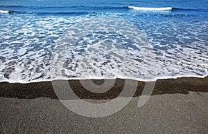 Canary Islands brown sand beach turquoise water