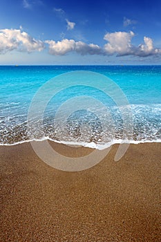 Canary Islands brown sand beach turquoise water