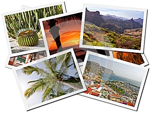 Canary Islands photo collage