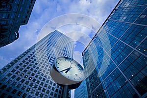 Canary Wharf buildings