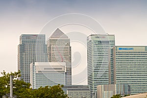 Canary Wharf, financial district of London