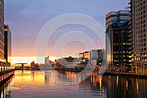 Canary Wharf, London.