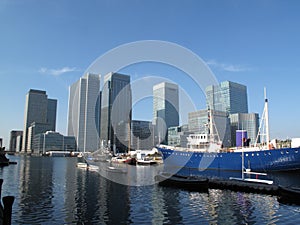 Canary Wharf In London's Docklands