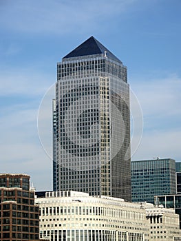 Canary Wharf Tower In London's Docklands