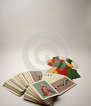 Canasta box cards photo