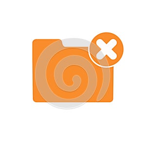 Cancel close delete exit folder logout remove icon