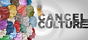 Cancel Culture Idea photo