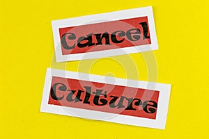 Cancel culture woke opinion cancelled political boycott sexism censorship photo