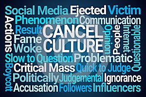 Cancel Culture Word Cloud