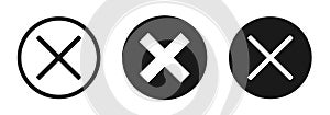 Cancel Icon, Flat Illustration Of Cancel, Vector Icon, Cancel Sign Symbol Ã¢â¬â Vector