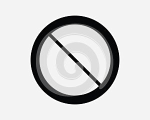 Cancel Icon. Forbidden Reject Prohibited No Parking Entry Cannot Ban Prohibition Danger Clipart Artwork Symbol Sign Vector EPS