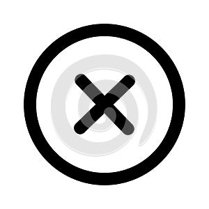 Cancel Line Style vector icon which can easily modify or edit