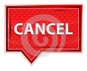 Cancel misty rose pink banner button