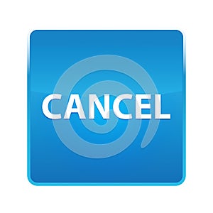 Cancel shiny blue square button