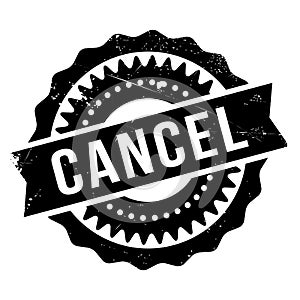 Cancel stamp rubber grunge