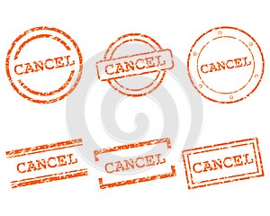 Cancel stamps