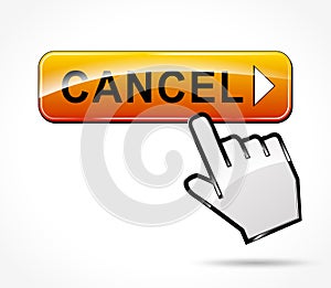 Cancel web button concept