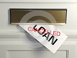 Cancelled loan photo