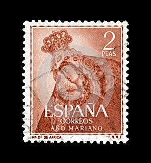 Spain on postage stamps